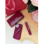 Бордовый чехол rhode з блеском на iPhone 15 lip Case Raspberry Jelly 
